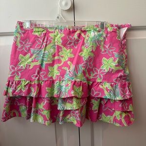 Girls’ Lily Pulitzer Green and Pink Skirt